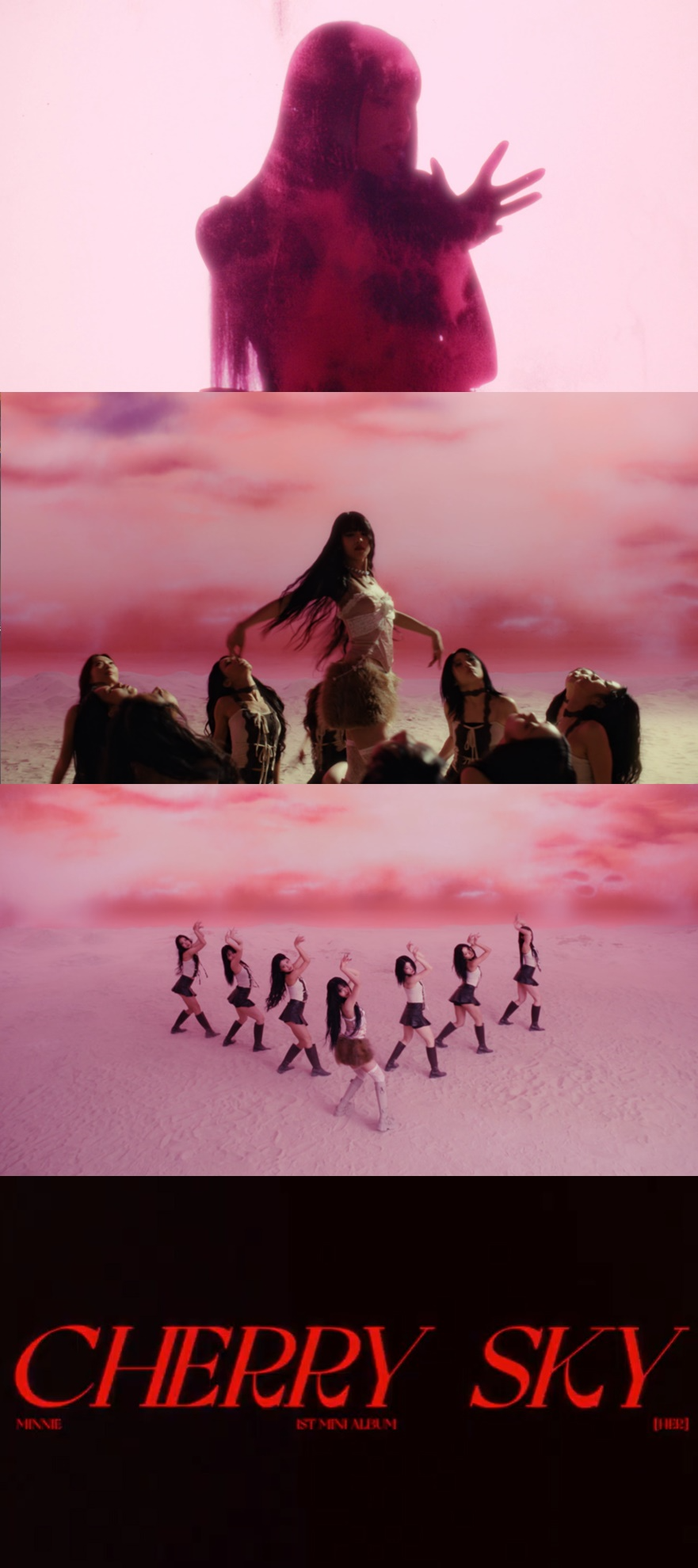 (여자)아이들 민니, 'Cherry Sky' 스페셜 클립 공개…몽환美 장착