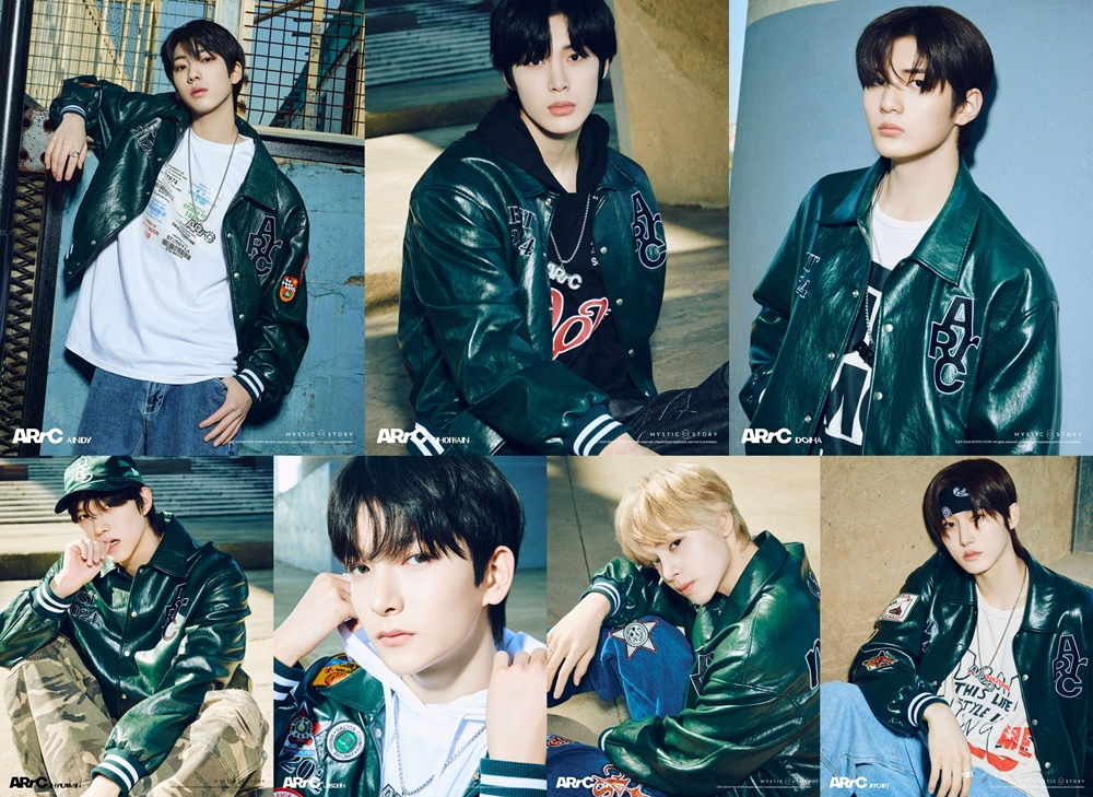 아크, 미니 2집 포토 드롭 공개반다나→밀리터리 팬츠 완벽 소화