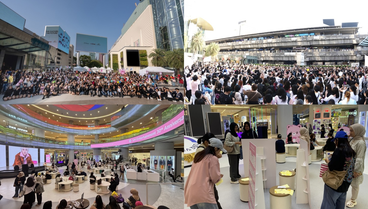 SM, 태국-인도네시아서 창립 30주년 프로모션 화제…현지 팬들 적극적인 참여 릴레이