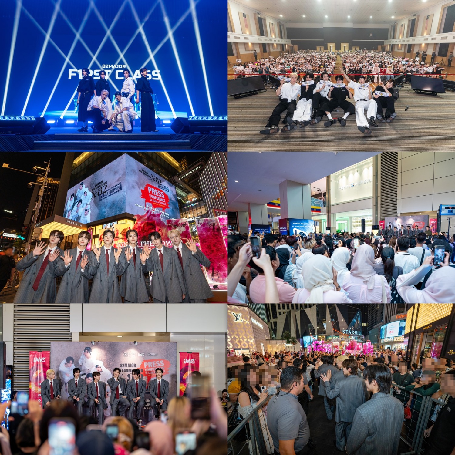 82메이저, 말레이시아 팬미팅→대형 전광판 등장…‘뜨거운 관심↑’