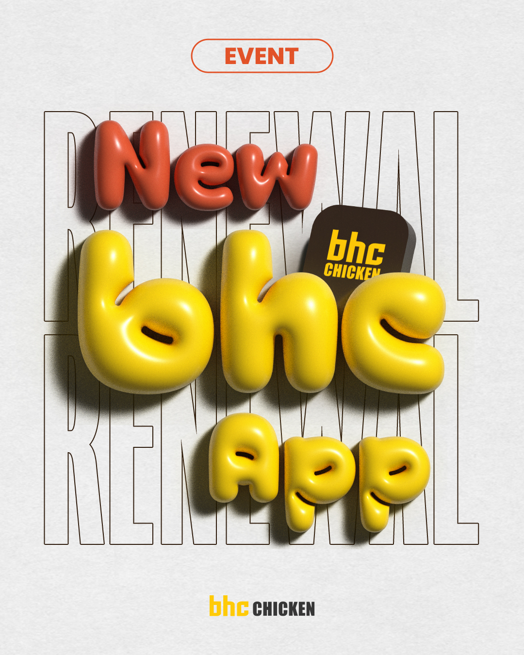 bhc, ‘New bhc 앱’ 오픈 기념 사은 · 경품 대잔치