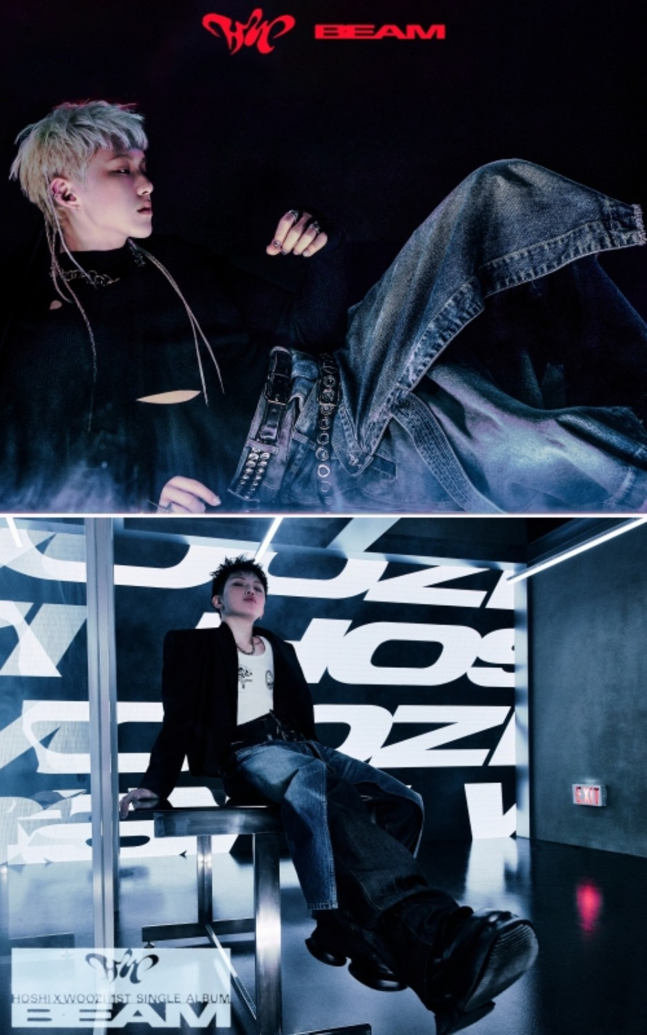 세븐틴 호시X우지, 싱글 1집 오피셜 포토 첫 공개…반전 매력 눈길