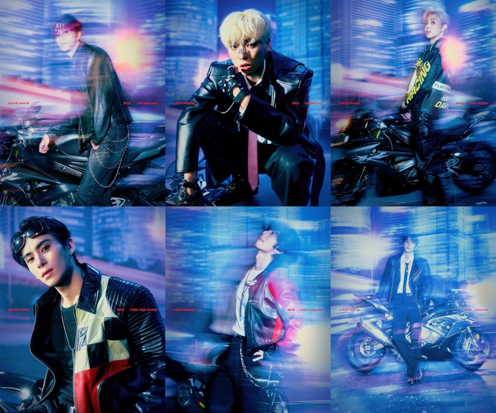 SF9, 신보 'LOVE RACE' 첫 번째 콘셉트 포토 공개…강렬 레이서 변신