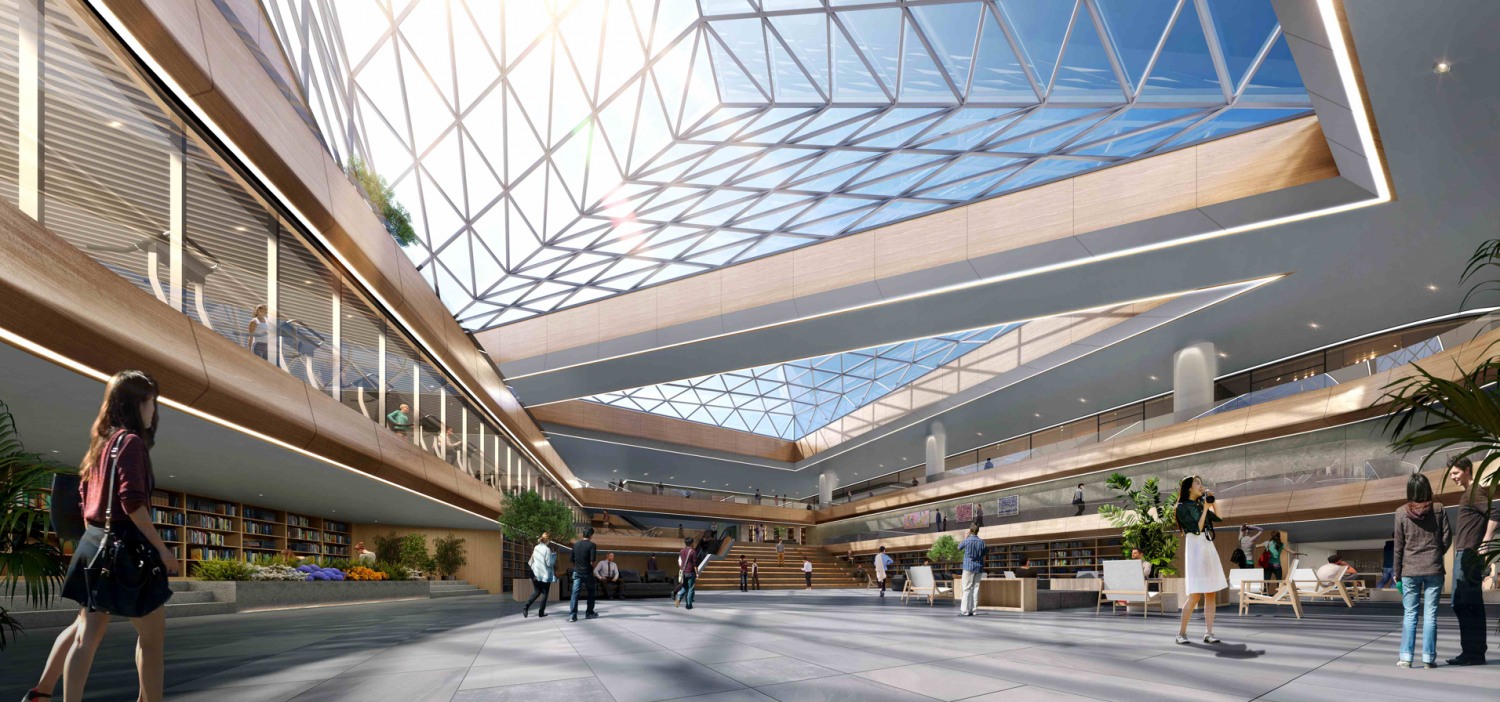 래미안 헤리븐 반포 실내 아트리움