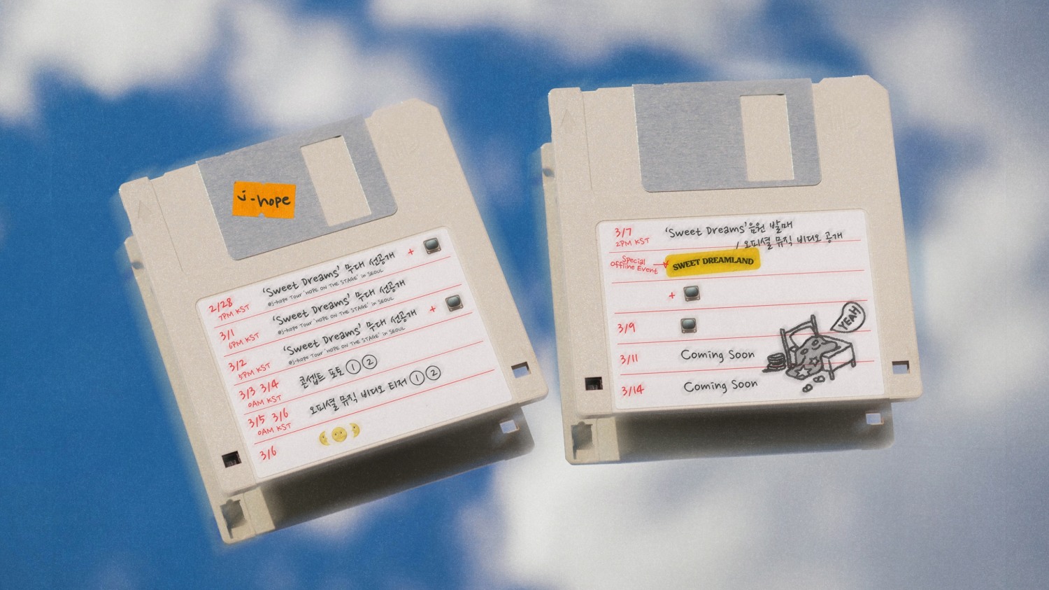 BTS 제이홉, ‘Sweet Dreams (feat. Miguel)’ 프로모션 스케줄러 공개…활발한 활동 예고