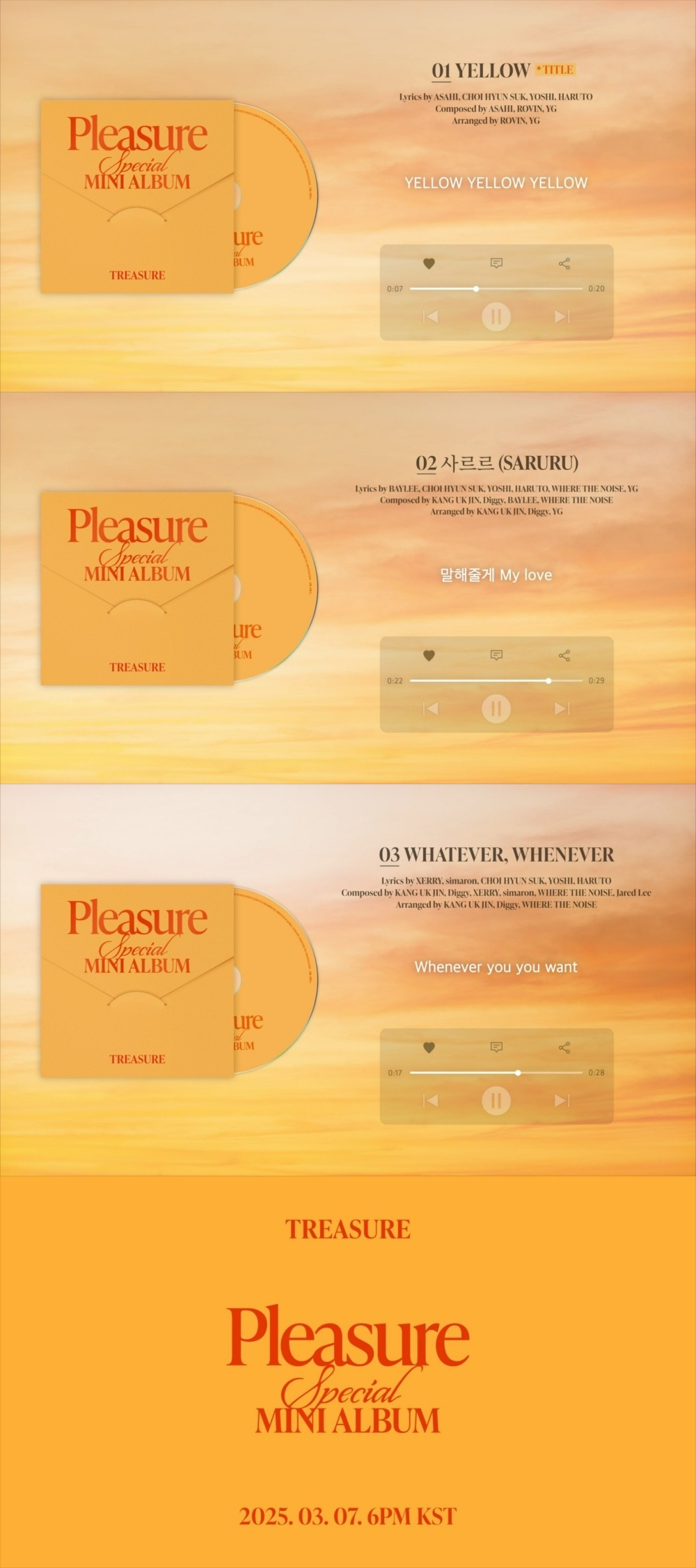 트레저, 스페셜 미니 앨범 하이라이트 음원 공개…글로벌 음악팬 '기대'