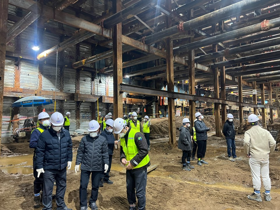 철도건설 현장 안전 점검