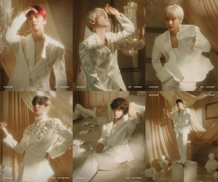 SF9, 신보 ‘LOVE RACE’ 두 번째 콘셉트 포토 공개…조각 같은 비주얼