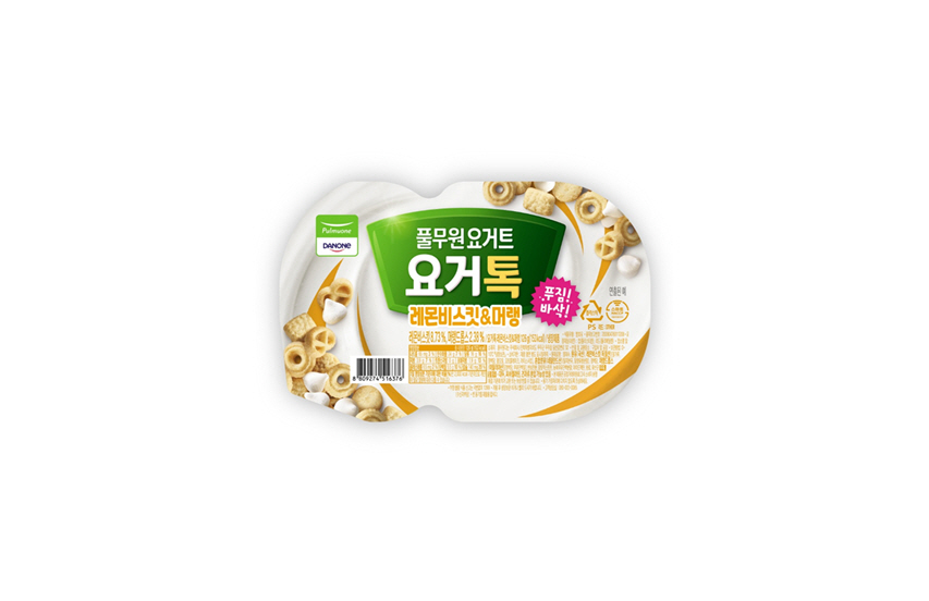 풀무원다논, ‘요거톡 레몬비스킷&머랭' 신제품 출시