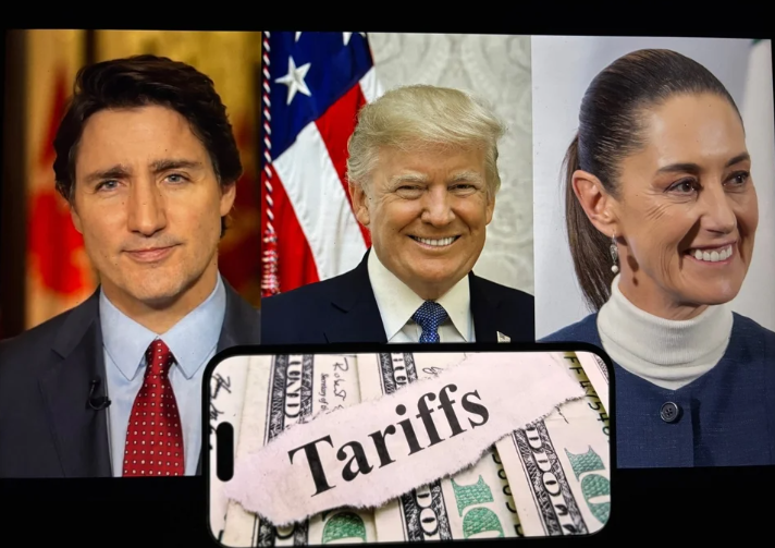 (상보) 트럼프 “멕·캐 수입품 관세 부과 4월 2일까지 유예”