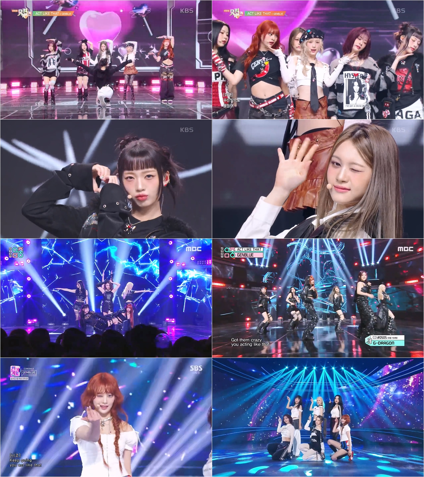 젠블루, 신곡 ‘ACT LIKE THAT’ 첫 주 음악방송 성료…‘풋풋 키치+당당 시크+청량 스포티’ 3색 무대
