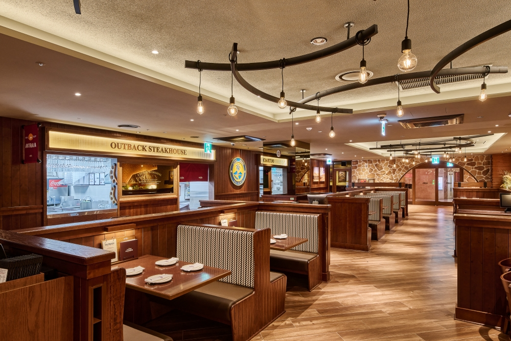 아웃백 '잠실롯데점' 내부 전경