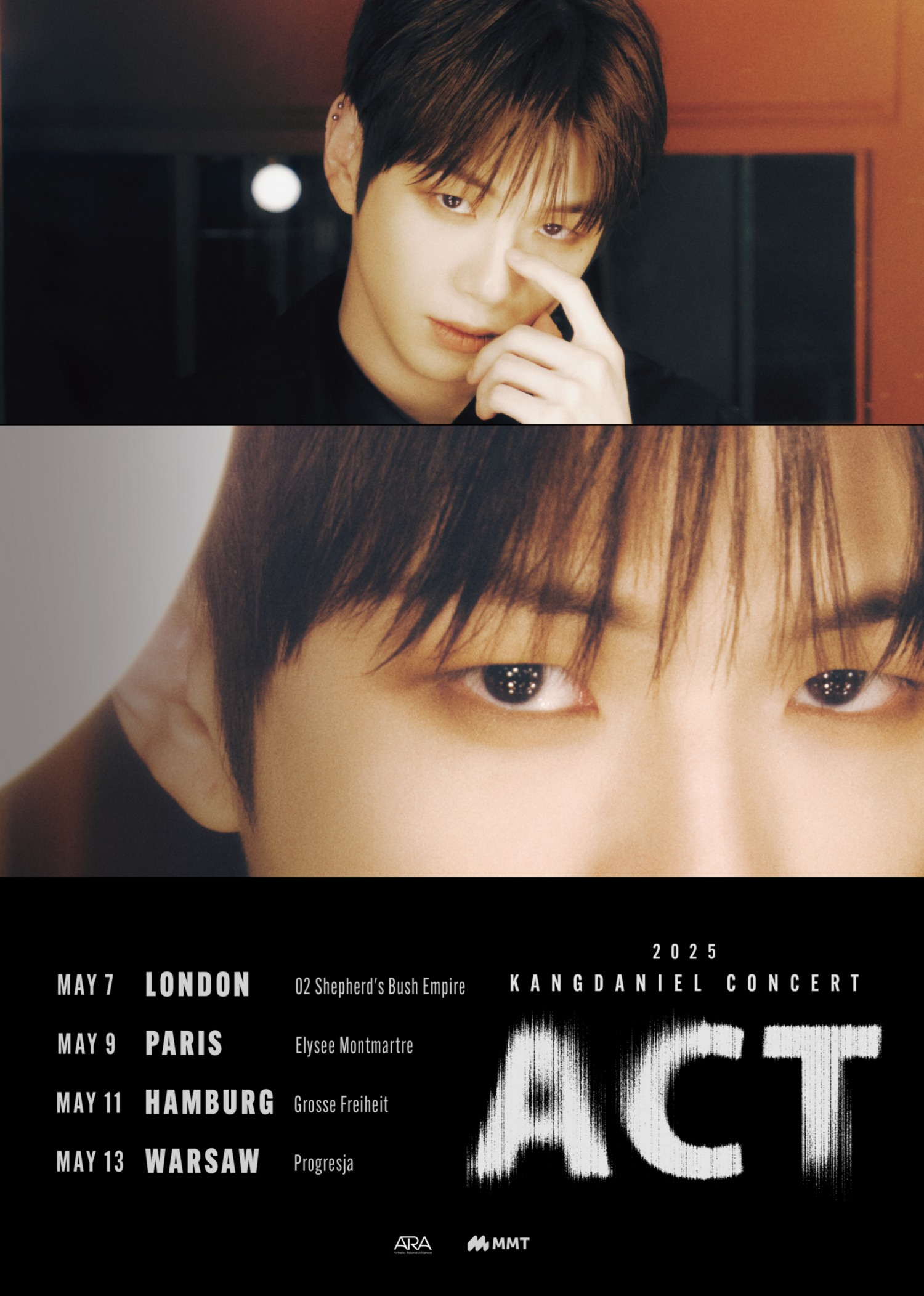 강다니엘, 2년 만에 유럽투어 개최…런던+파리 등 4개 도시 확정