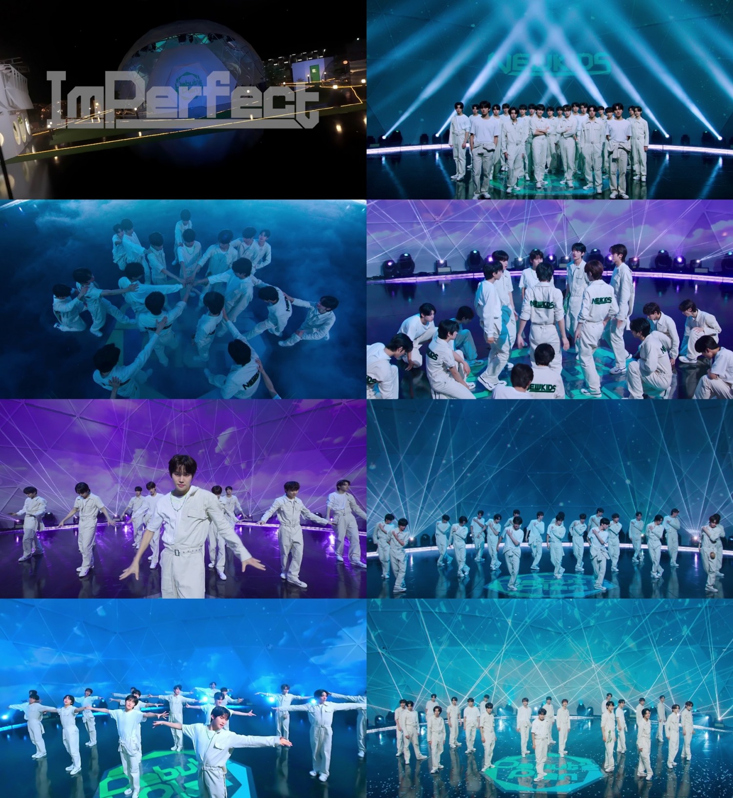 스타쉽, 뉴키즈 21인 ‘칼각 군무+간절 눈빛’ 美쳤다…테마송 ‘ImPerfect’ 퍼포먼스 비디오 화제