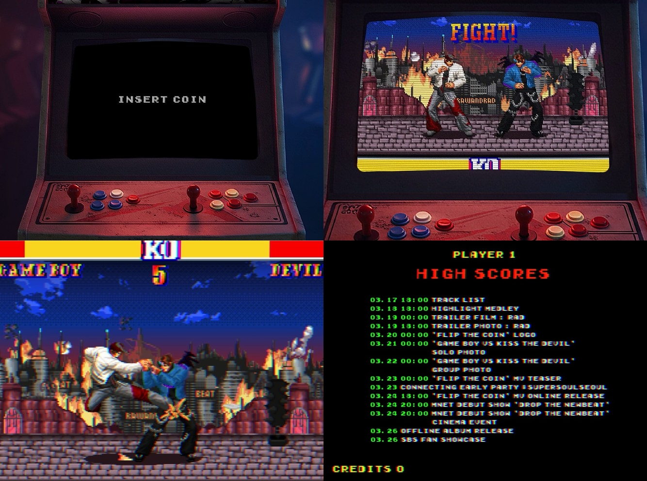 뉴비트, 세기말 감성 담은 정규 1집 스케줄러 영상 오픈