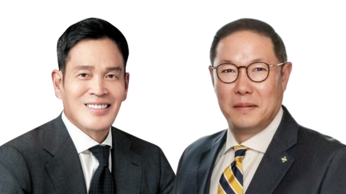 신세계그룹 정용진 회장과 조현상 HS효성 부회장