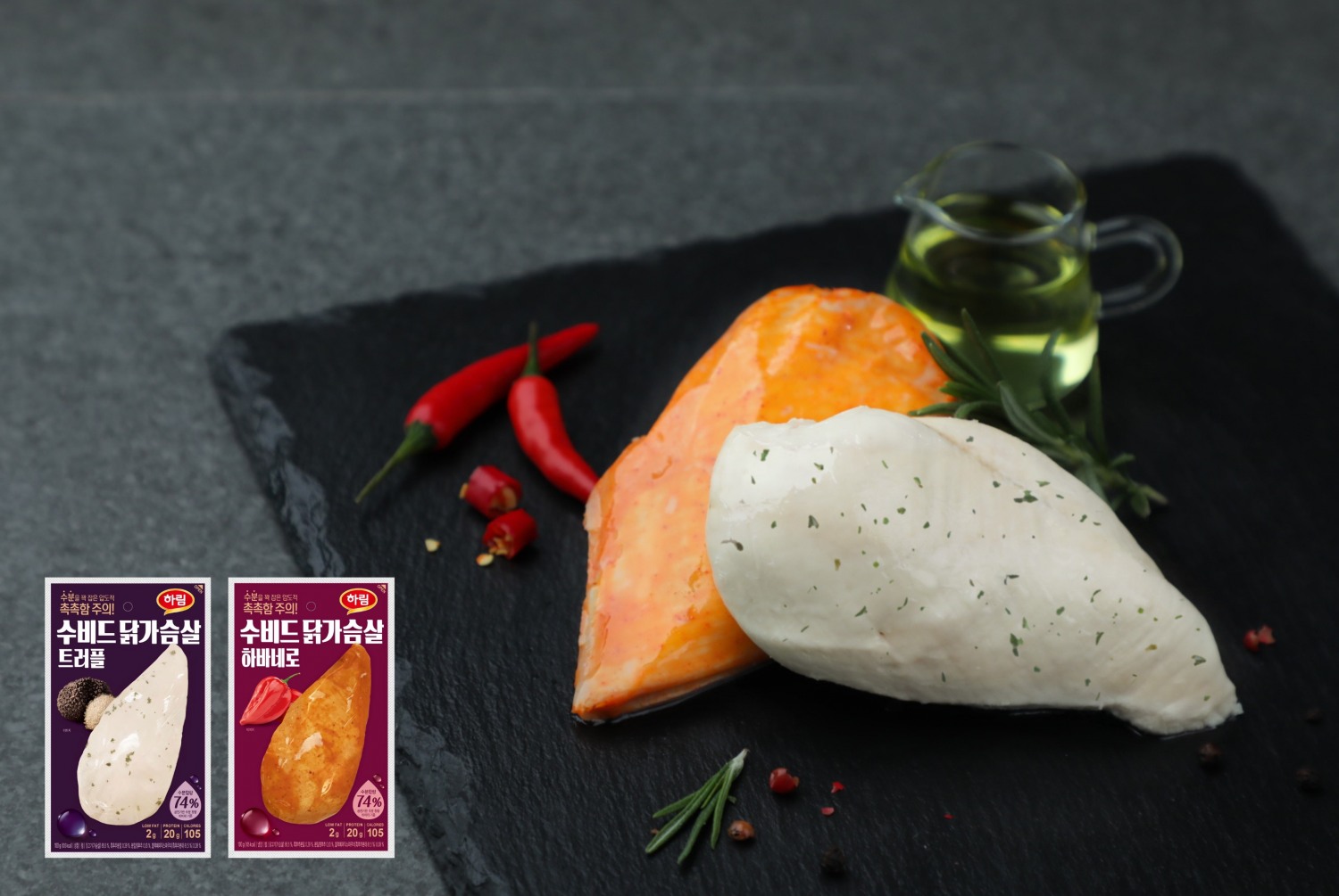 사진_하림 ‘수비드 닭가슴살’(트러플・하바네로)