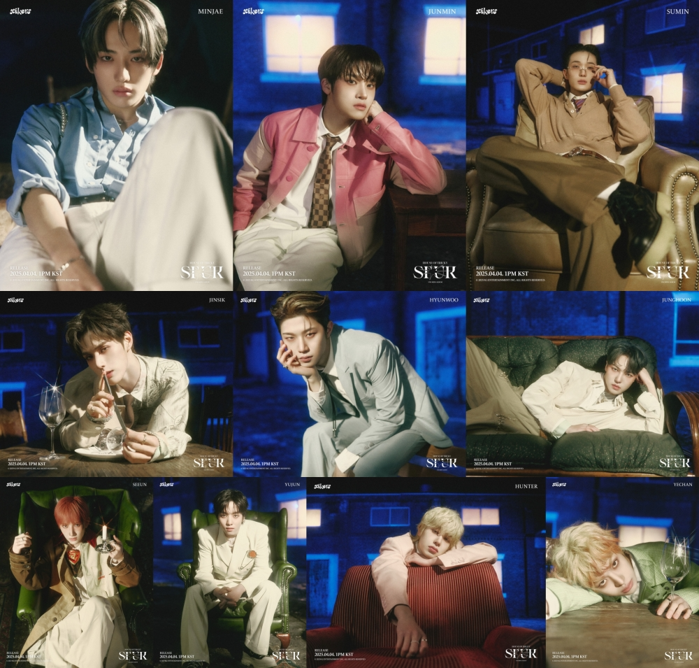 싸이커스, 미니 5집 하이커 버전 콘셉트 포스터 공개…10인 완전체 '비주얼 파티'