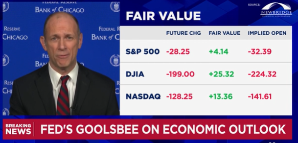 (상보) 연준 굴스비 “일회성 관세의 인플레 영향 일시적일 수도”
