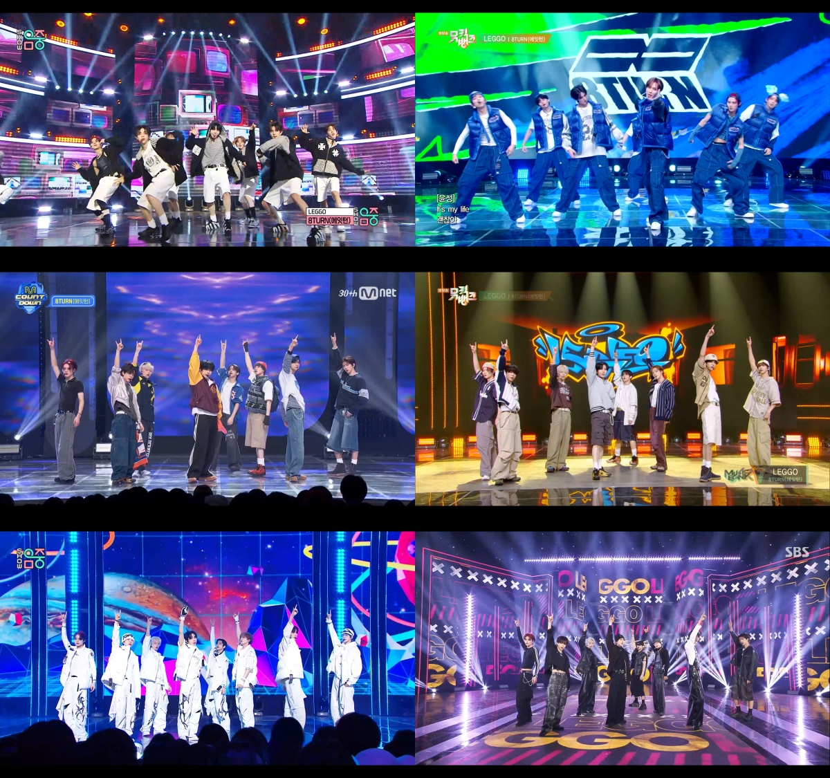 8TURN, 새 싱글 ‘LEGGO’ 활동 성료…4월 2025 월드투어 ‘광폭 행보’