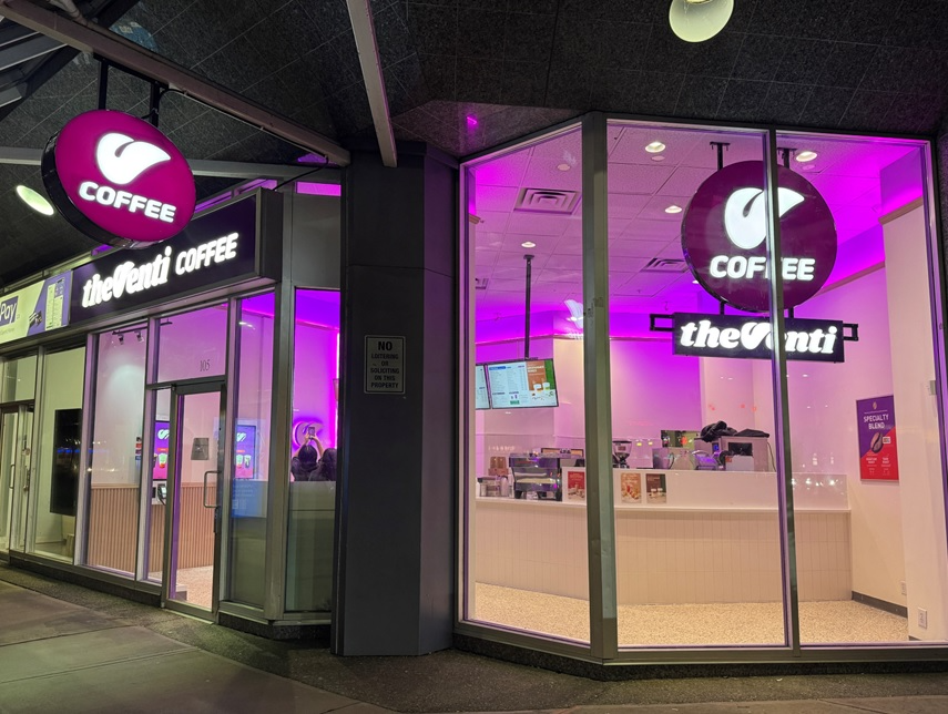 더벤티 캐나다 매장 전경