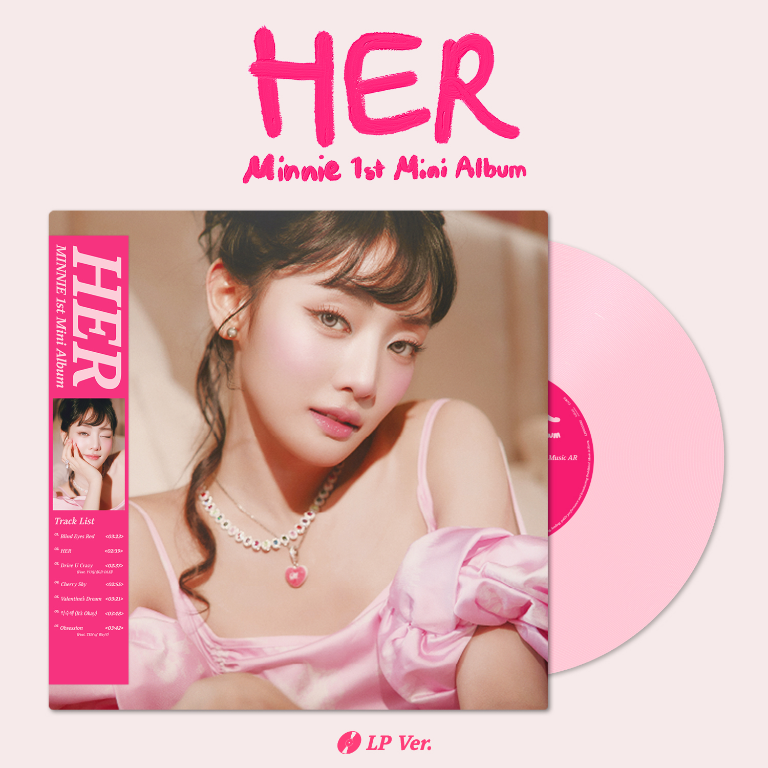 (여자)아이들 민니, 솔로 앨범 'HER' LP 버전 전량 매진…추가 예약 판매