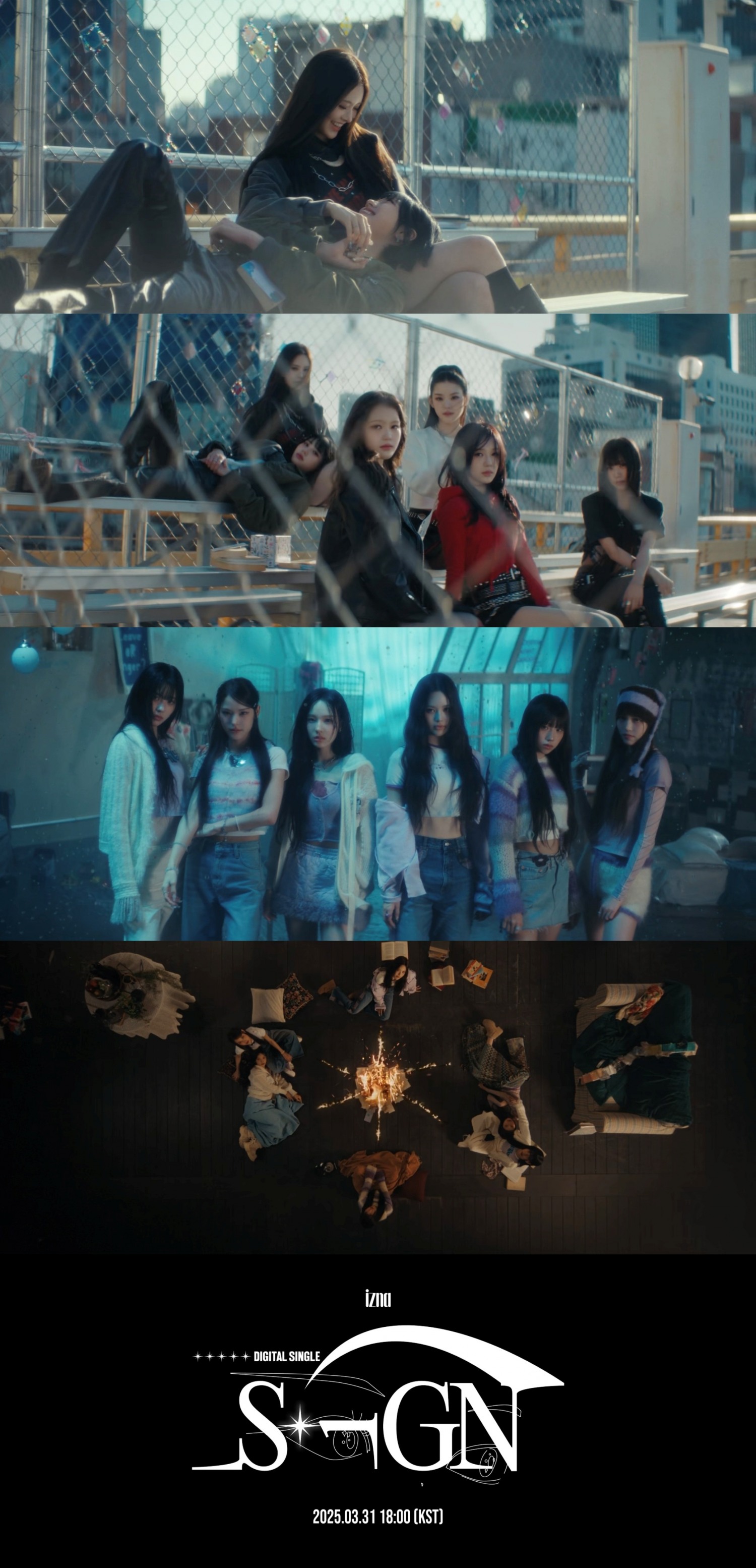 izna(이즈나), 시크→러블리 매력 넘나드는 ‘SIGN’ 뮤직비디오 티저 공개