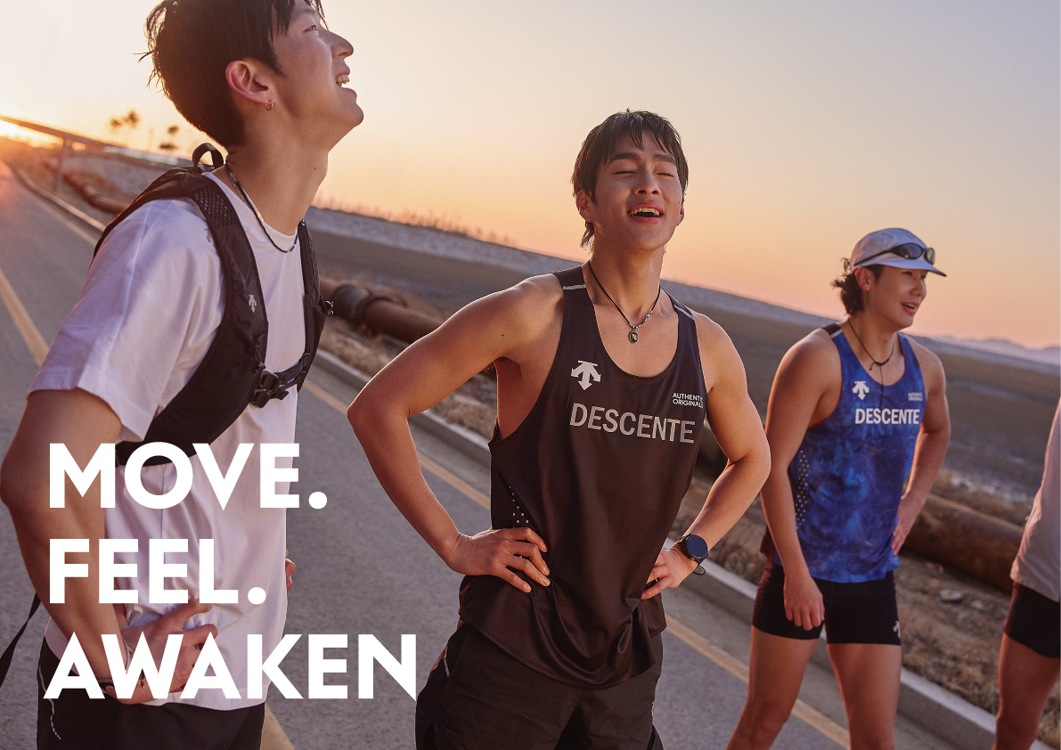 데상트, ‘MOVE. FEEL. AWAKEN’ 캠페인 전개, 스포츠의 진정한 가치를 깨우다