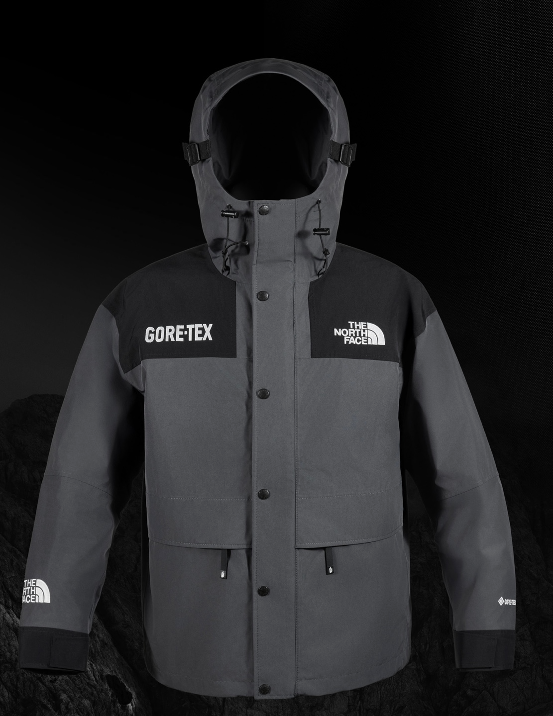 '1985 고어텍스 마운틴 재킷' 제품컷(다크 그레이 색상)