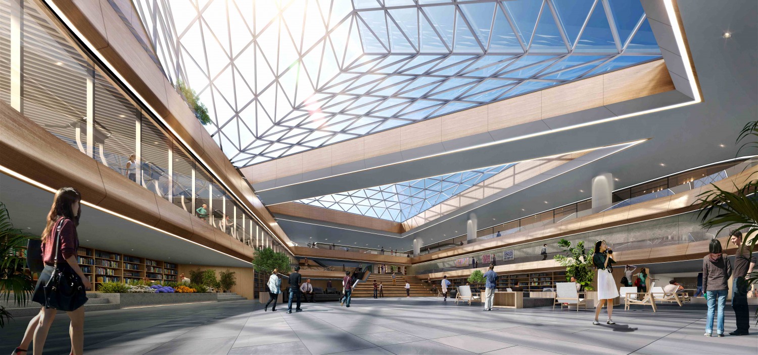 래미안 헤리븐 반포 실내 아트리움