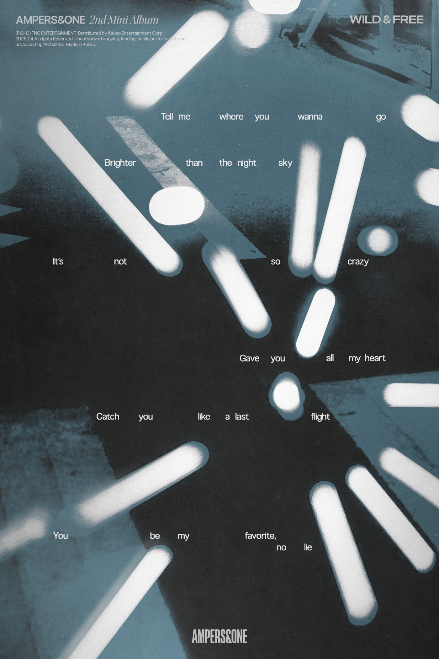 앰퍼샌드원, 미니 2집 ‘WILD & FREE’ 가사 일부 공개…기대감↑