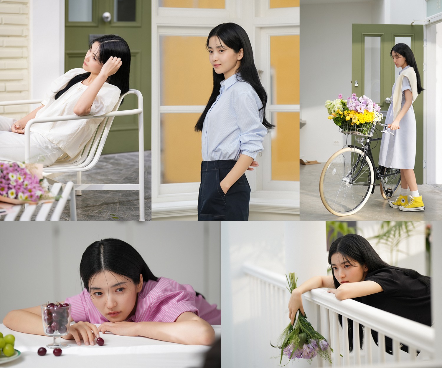 김태리, 광고 현장 비하인드 스틸 공개…화사한 비주얼 눈길