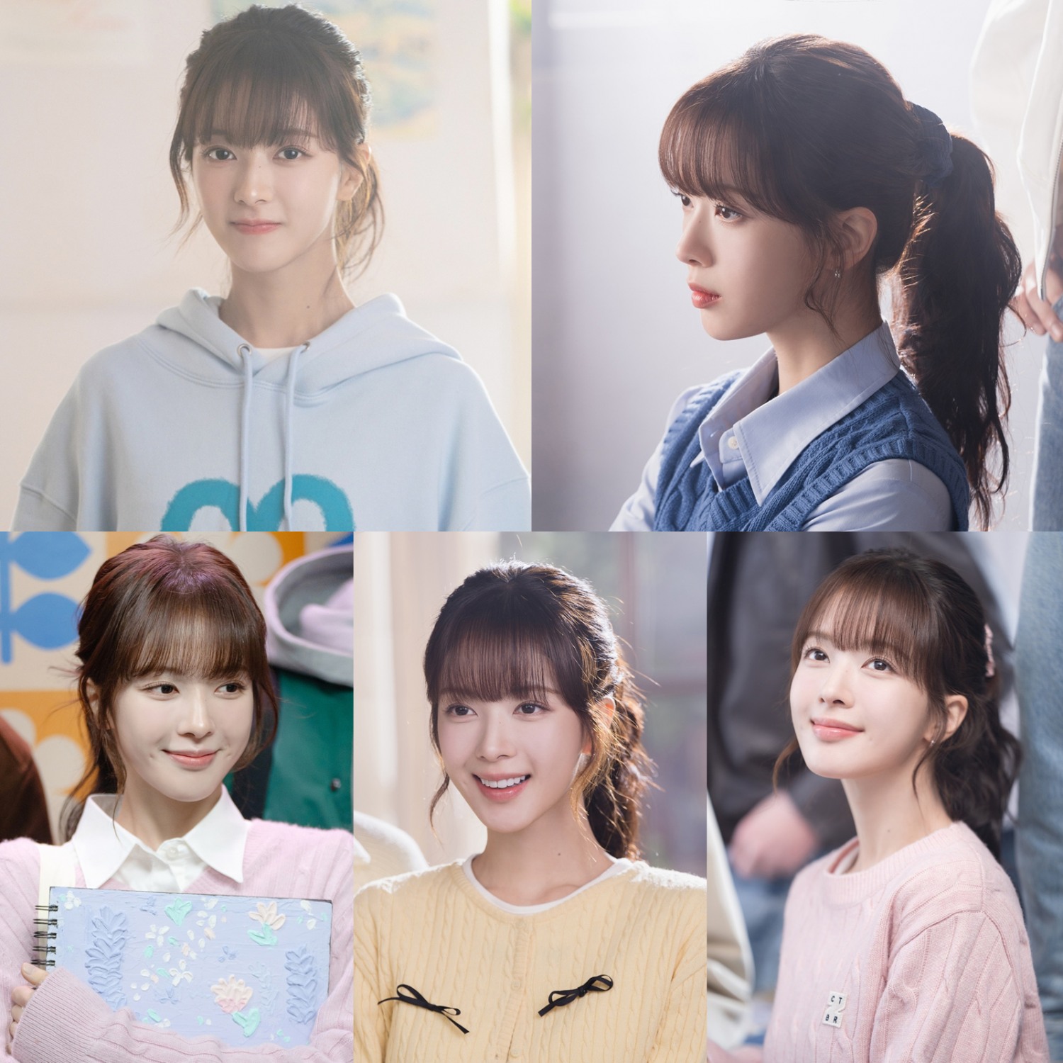 ‘바니와 오빠들’ 노정의, 포스터 비하인드 스틸 공개…캠퍼스물로 찾아온 ‘Z세대 대표 아이콘’