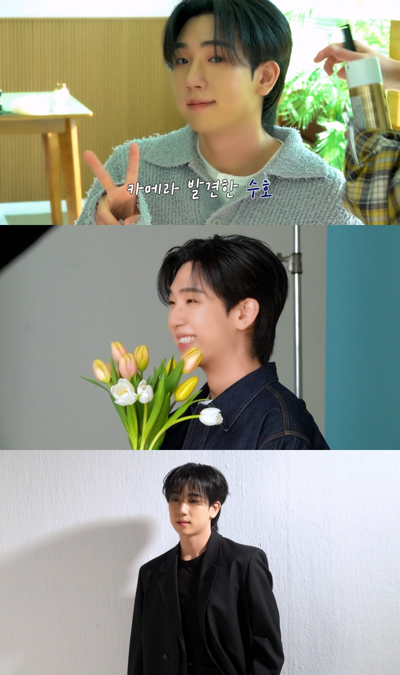 최수호, 새 앨범 ‘ONE’ 재킷 비하인드 공개…‘댄디+시크’ 비주얼