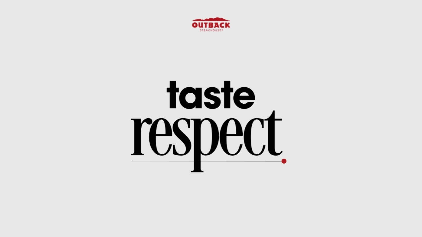 <사진설명: 아웃백, ‘Taste Respect’ 캠페인 >