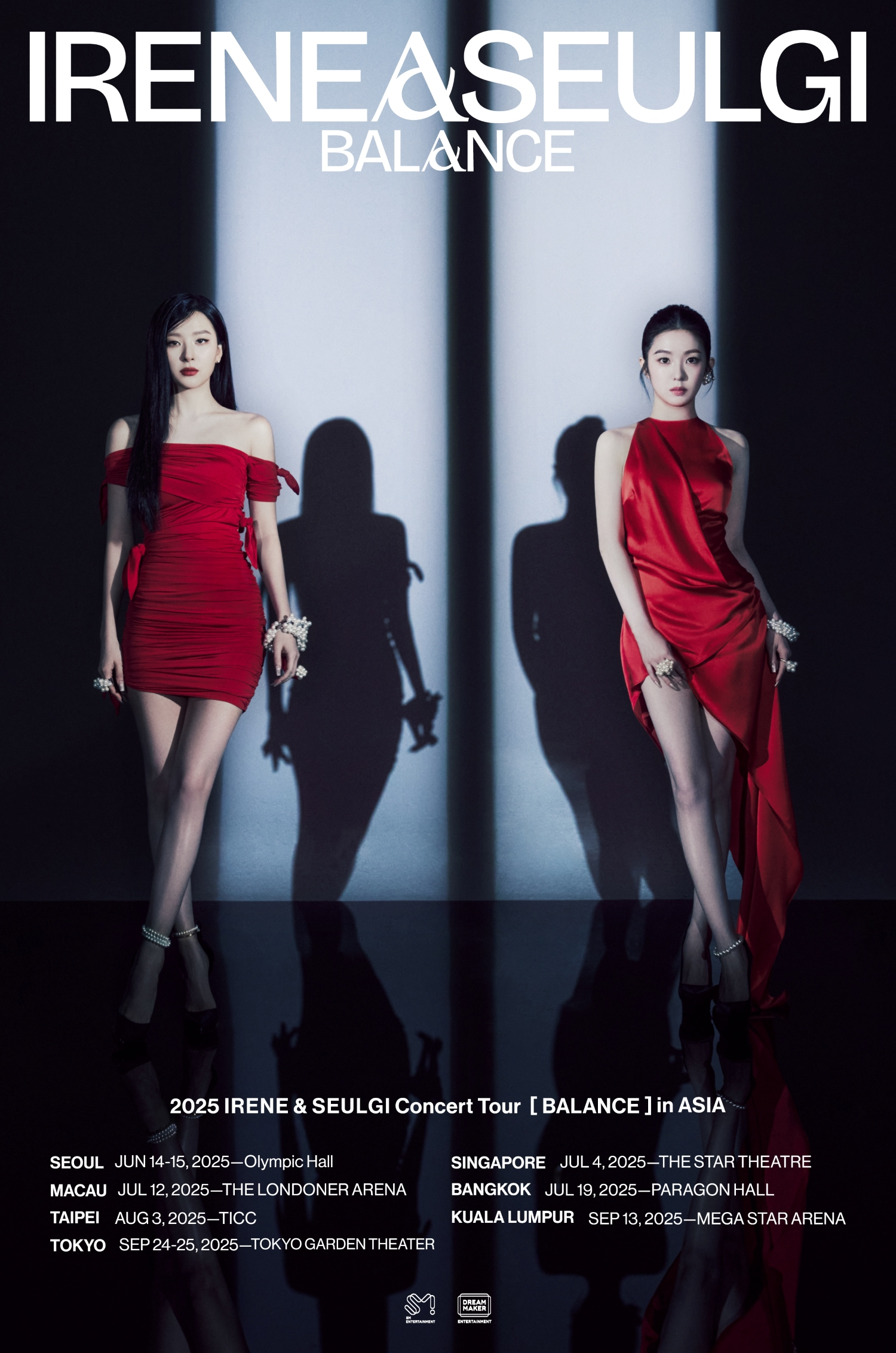 레드벨벳 아이린&슬기, 첫 단독 콘서트 투어 개최…亞 총 7개 지역 팬들과 만남