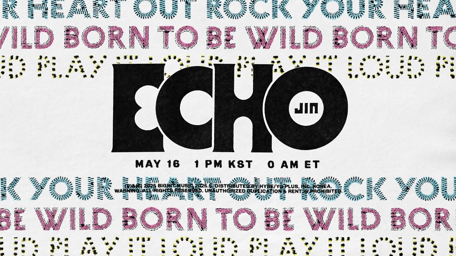 BTS 진, 내달 16일 미니 2집 ‘Echo’ 발매…다채로운 목소리 담은 7곡 수록