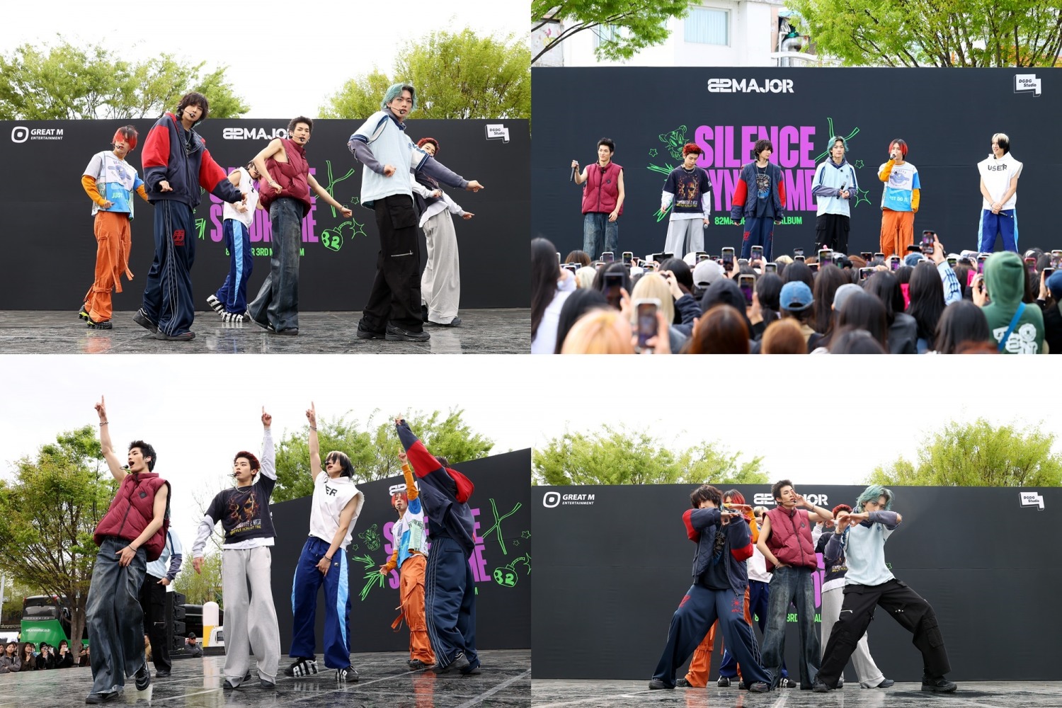 82메이저, 미니 3집 발매 기념 버스킹 성료…‘공연형 아이돌’ 위엄 과시