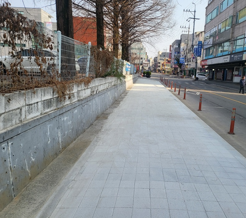 보도 설치 사업 추진
