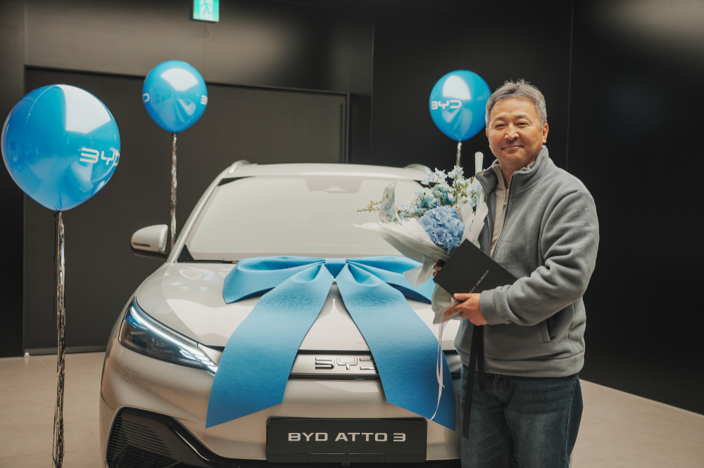 삼천리EV, BYD ATTO 3 첫 출고 … 국내 BYD 시대 본격 개막