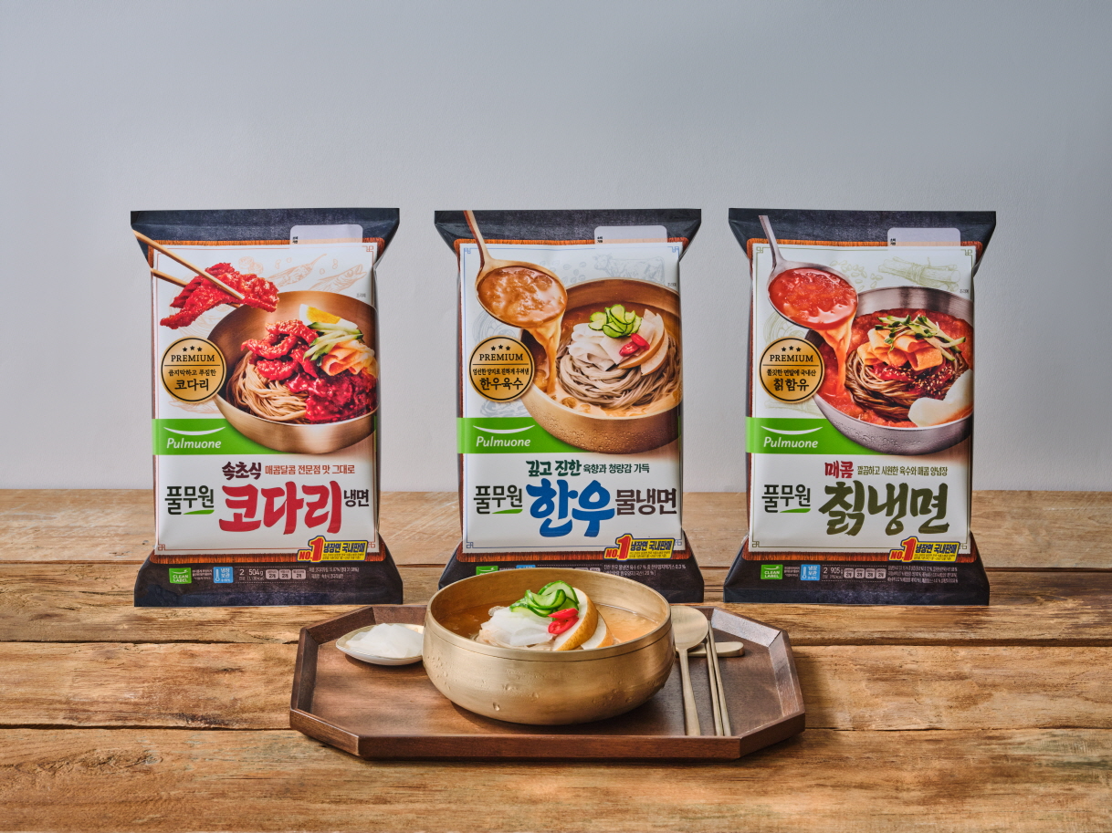 풀무원, ‘냉장면 No.1’ 혁신 선도…냉면 플래그십 3종으로 여름면 시장 공략