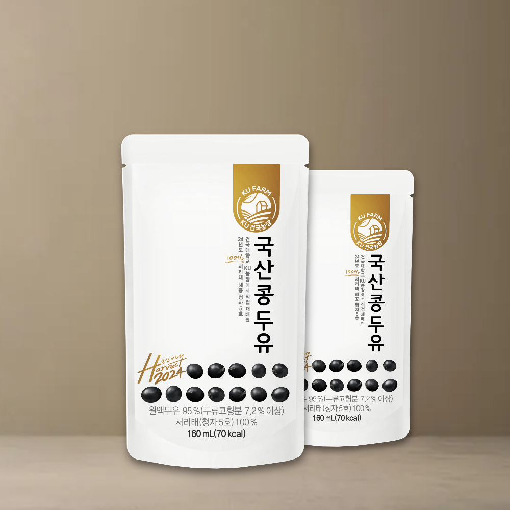 건국우유, 건강 트렌드 반영한 프리미엄 저당 두유 ‘국산콩두유’ 출시
