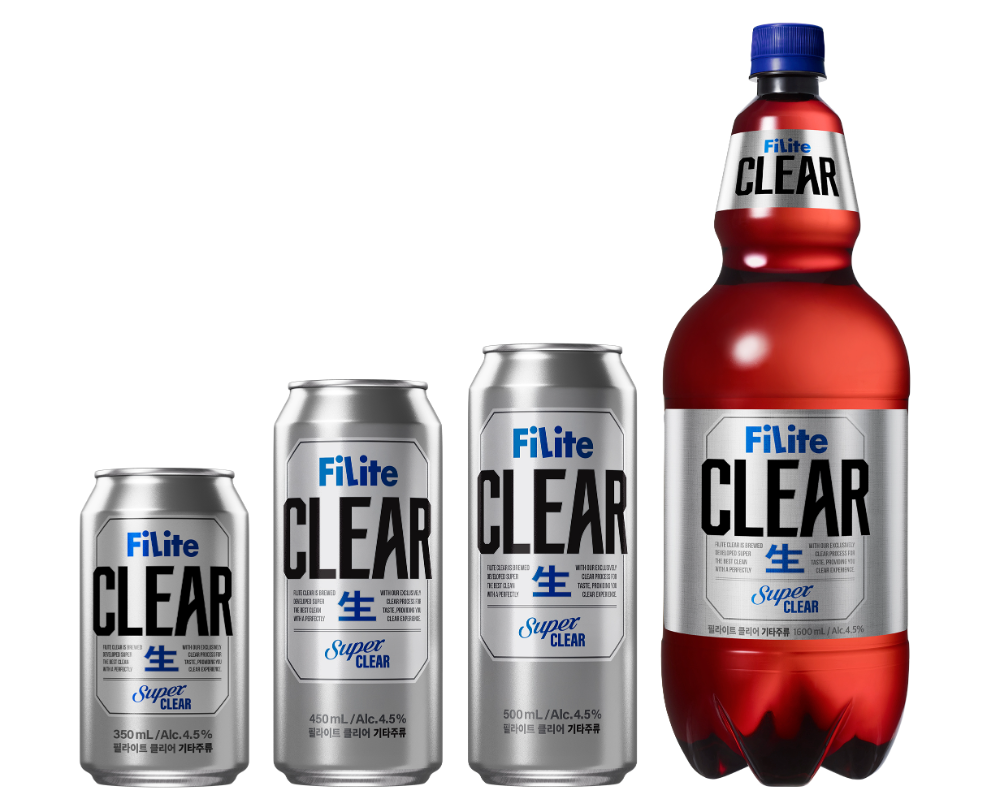 하이트진로, 발포주 신제품 ‘필라이트 클리어(Filite Clear)’ 출시
