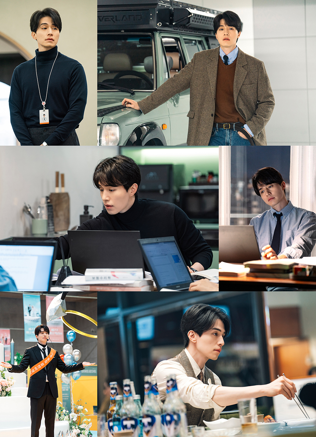 ‘이혼보험’ 이동욱, 천재계리사 노기준의 보험 출시를 위한 고군분투…직장인의 하루 담은 비하인드 사진 공개