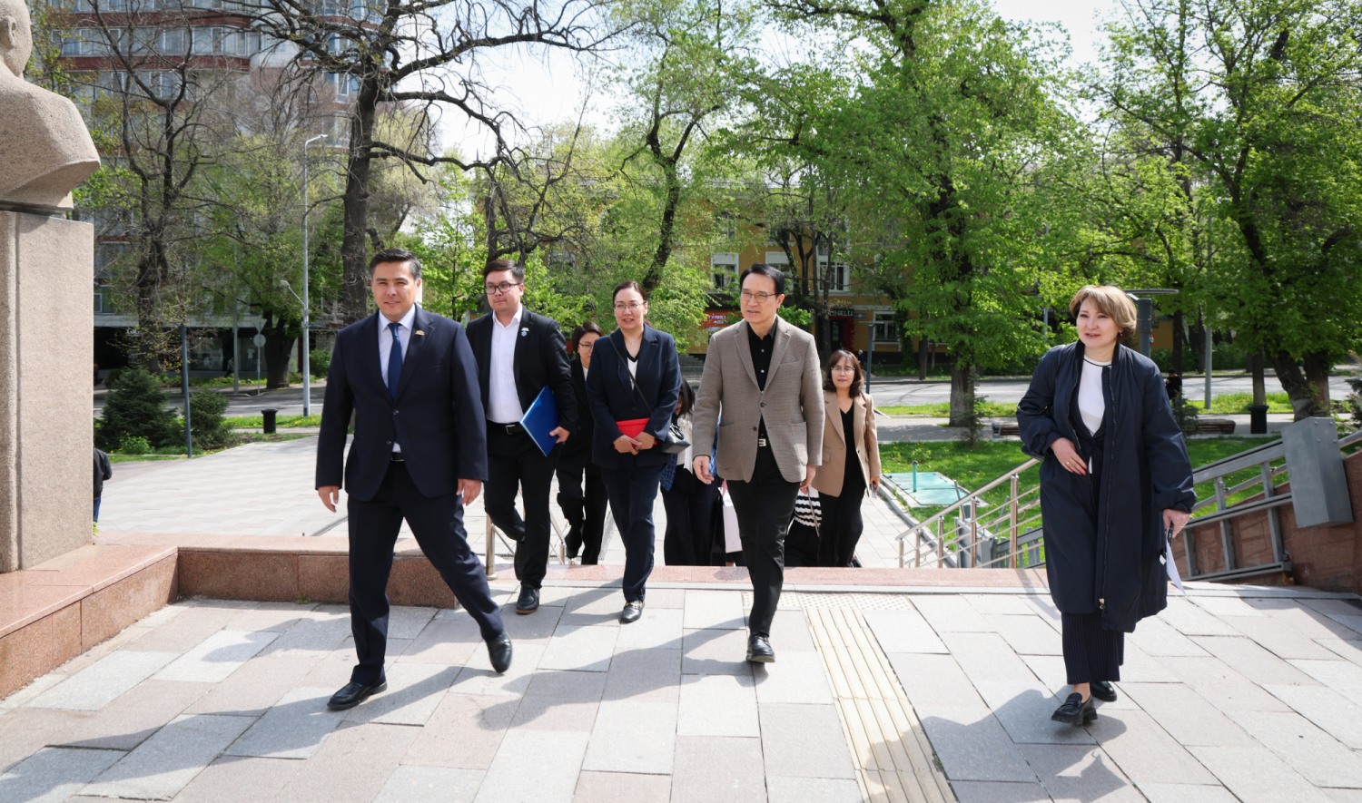 임태희 교육감 카자흐스탄 국립 아바이사범대학교 방문