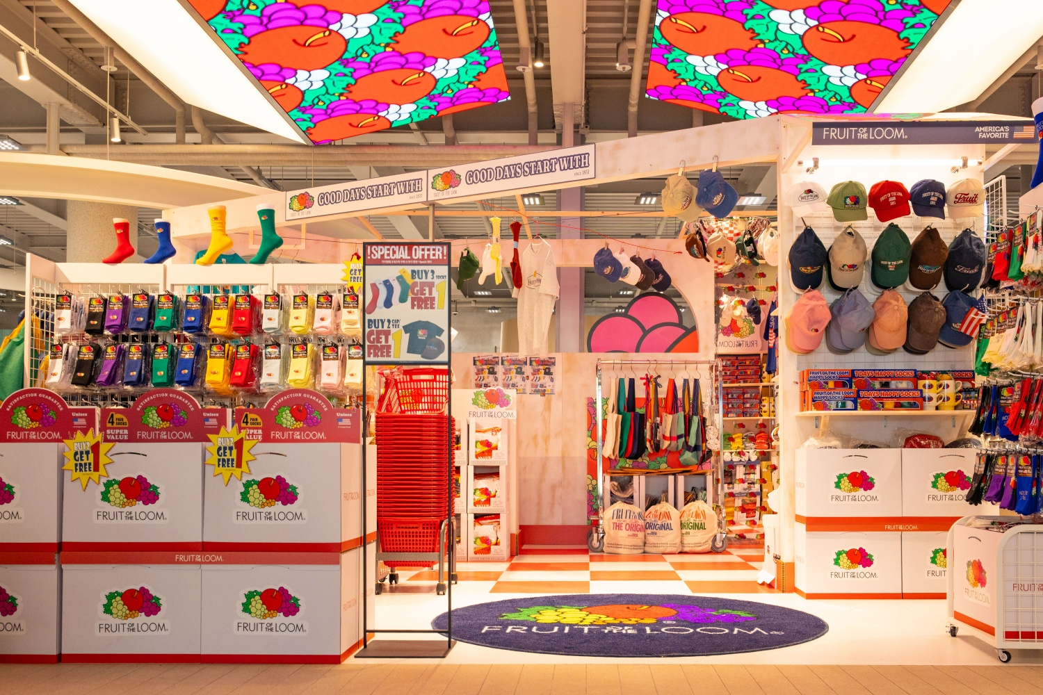 미국 컴포트 라이프스타일웨어 브랜드 ‘프룻오브더룸(Fruit of the Loom®)’ 팝업스토어 오픈!