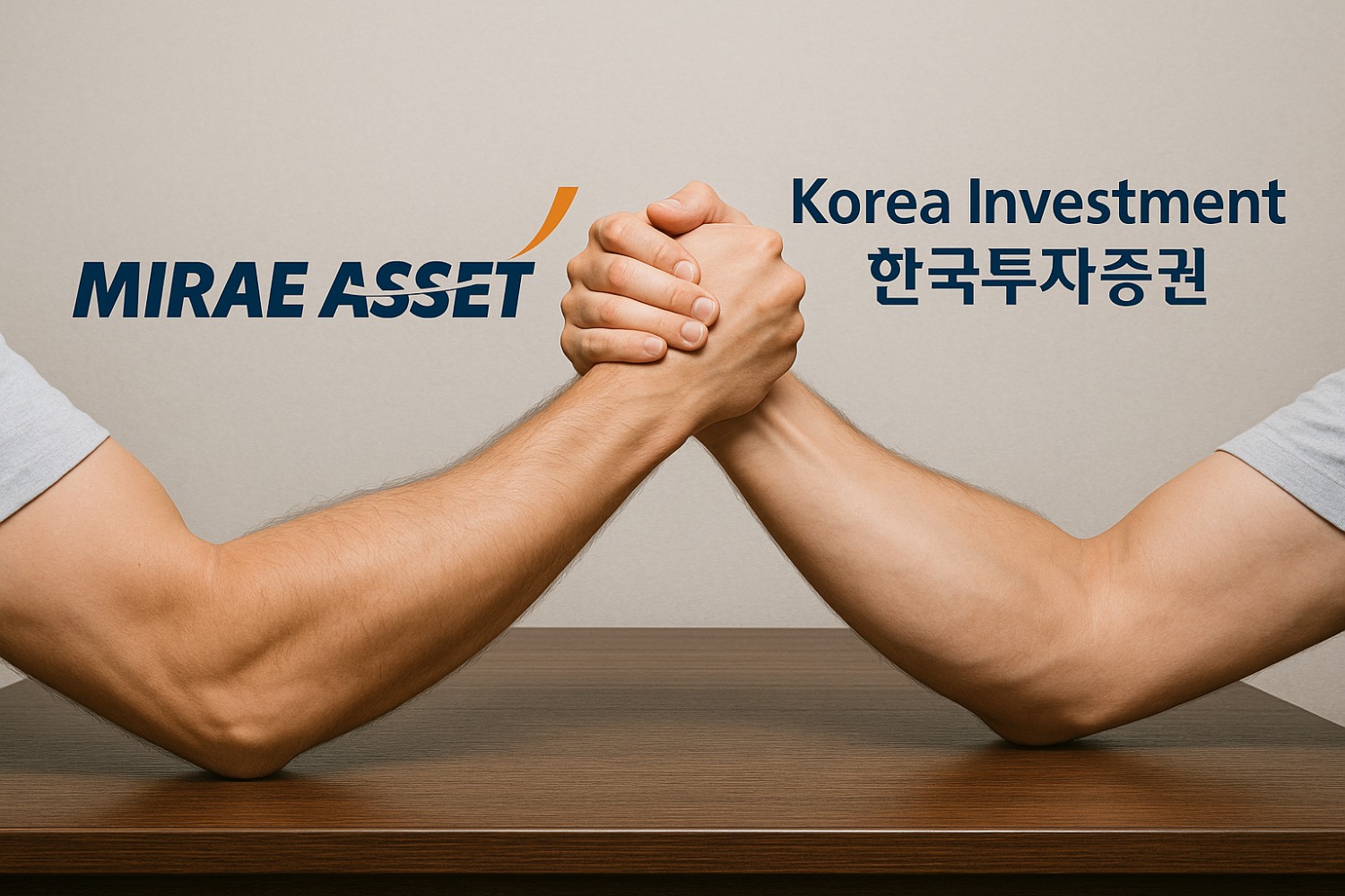 종합투자계좌(IMA) 사업자를 두고 치열한 신경전을 벌이고 있는 미래에셋증권과 한국투자증권.