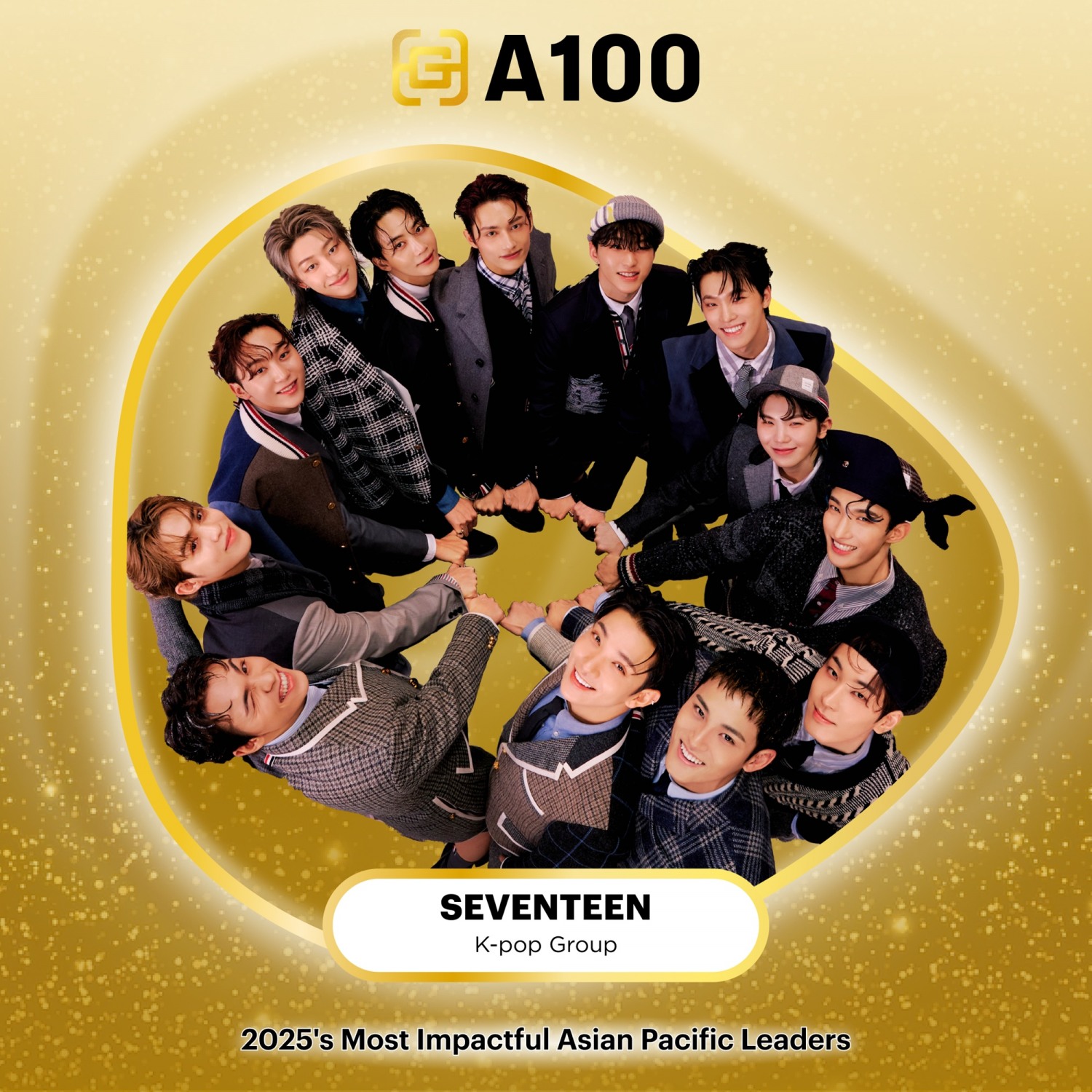 세븐틴, 美 골드하우스 ‘가장 영향력 있는 아시아 100인’ 선정…K-팝 그룹 유일