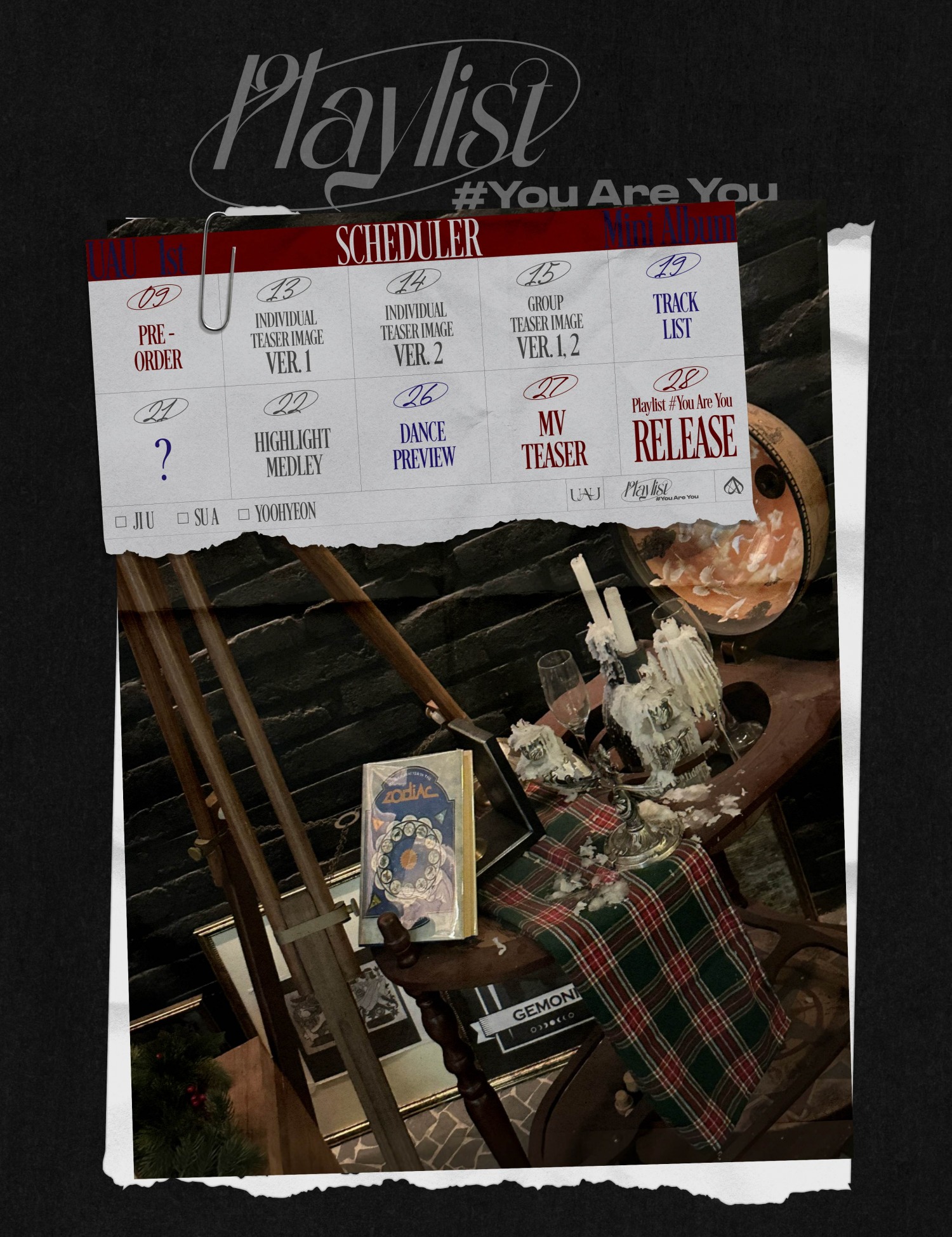 ‘드림캐쳐 유닛’ 유아유(UAU), 28일 데뷔…미니 1집 스케줄러 오픈