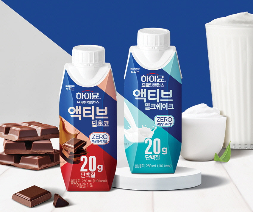 일동후디스, ‘하이뮨 액티브’ 리뉴얼… ‘무설탕·무지방’ 제로 설계